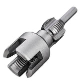 20/25mm water pipe thread opener for PPR/PVC, internal/external threads, integrated design for drill use