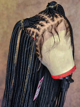 Synthetic Small Square Cornrows Braided Wigs Full Lace Knotless Box Braids Wig For Black Women 36 Inch Locs Goddess Braiding Wig Braided Wigs by DSERS / AliHairs Store