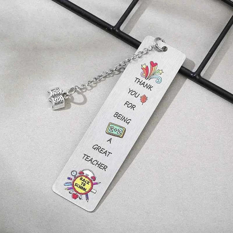 Cartoon Metal Bookmarks for Students & Teachers metal bookmark by DSERS