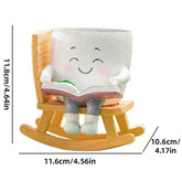 Funny Flower Pot Teacher Appreciation Gift Cute Chair Flower Pot Smile Face Planter Set for Indoor Outdoor Plants by DSERS