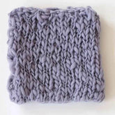 Wool Crochet Newborn Baby Girls Boys Blanket Newborn Photography Props,Crochet Knit Blanket Basket Background Filler 55*55cm by GiFTiFY