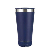16oz smart bluetooth speaker car portable car cup creative bottle opener stainless steel thermos cup bluetooth speaker car portable by DS