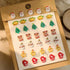Christmas Series Nail Art Accessories 3D Resin Nail Charms Cute Bells Reindeer Snowman Cartoon Versatile Winter Nail Decorations by DSERS