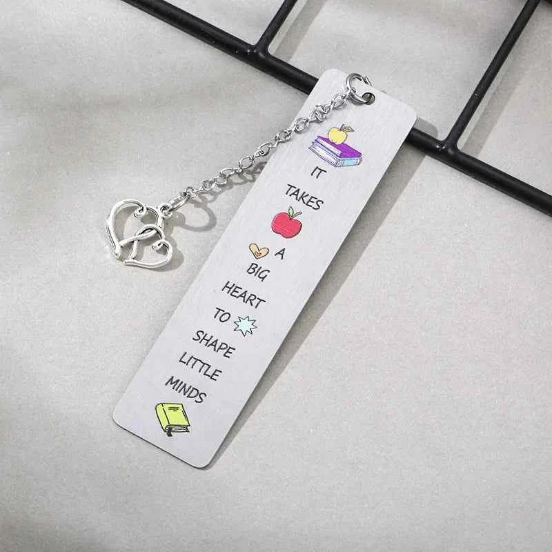 Cartoon Metal Bookmarks for Students & Teachers metal bookmark by DSERS