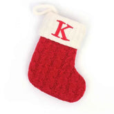 navidad Christmas Boots Letters Christmas Stocking New Knitting Christmas Tree Pendant Decorations SnowflakeChristmas Socks by DSERS