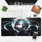 Large Gaming Mouse Pad Hatsune M-miku Mousepad PC Gamer Desk Mat Office Decoration Mouse Mat E-Sports Playmat Game Accessories by DSERS
