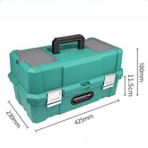 Tools Organizer Box Garage Professional Plastic Tool Case Box Electrician Storage Multifunctional Outdoor Waterproof Garage Tools Organizer Box by DSERS