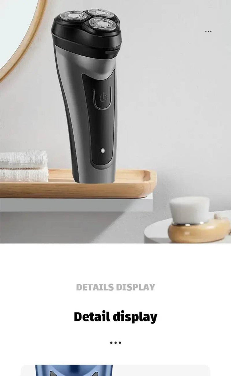 Shaver for Men USB Electric Shaver Powerful Beard Shaving Machine Electric Razor Rechargeable Waterproof Shaver for Men by DSERS