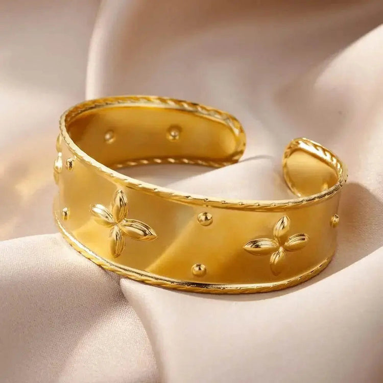 Adjustable Gold Nefertiti Inspired Cuff Bracelet Jewelry & Accessories by Zopi / AliExpress