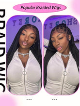 Tribal Synthetic Cornrow Braided Wigs Full Lace Wig 36Inches Knotless Jumbo Knotless Box Braids Wig Square Part For Black Women Braided Wigs by DSERS / AliHairs Store