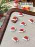 Christmas Series Nail Art Accessories 3D Resin Nail Charms Cute Bells Reindeer Snowman Cartoon Versatile Winter Nail Decorations by DSERS