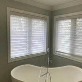 SmartMatters Electric Shangrila Blinds Smart Zigbee Blackout Zebra Shades for Windows and Doors Wifi Tuya Alexa Google Assistant Smart Shade by DS