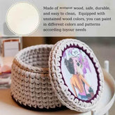 Wooden Basket Bottom Blank Solid Crochet Basket Wood Base for DIY Basket Weaving Supplies Craft Making Home Decoration by DSERS