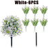 Fake Flowers Outdoor UV Resistant Faux Plants For Outside Yard Wedding Indoor Home Kitchen Farmhouse Decor Artificial Plants by DSERS