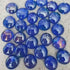 100g/3.52oz(Approx. 18-25pcs) Oblate Bead Glass Mosaic Tiles Colorful Round Mosaic Making Material Multi Diameter DIY Craft Tile by DSERS