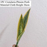Aritificial Snake Plant Home Decorations Wedding Supply School Eucalyptus Plant by DSERS