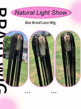 Synthetic Braided Wig Full Lace Front Wigs Knotless Box Cornrows Wigs For Black Women 36 Tribal Jumbo Braids Wigs With Baby Hair Braided Wig by DSERS / AliHairs Store
