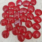 100g/3.52oz(Approx. 18-25pcs) Oblate Bead Glass Mosaic Tiles Colorful Round Mosaic Making Material Multi Diameter DIY Craft Tile by DSERS