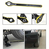 Car Labor-saving Jack Ratchet Wrench Scissor Jack Garage Tire Wheel Lug Wrench Handle Labor-saving Wrench Car Repair Tool Jack Ratchet Wrench by DSERS