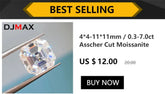 0.3-10ct Rare Oval Cut Moissanite Loose Stone Moissanite Diamond by DSERS