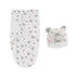 Newborn Baby Wrap Anti-Startle 2Pcs/Set Baby Swaddle Sleeping Cocoon Design 100%Cotton Baby Adjustable Blanket 0-6 Months by DSERS