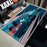 Back To The Future Large Mouse Pad 90x40cm Computer Mousepad Big Keyboard Mat Car Table Carpet Big Desk Mats Rubber Rugs by DSERS