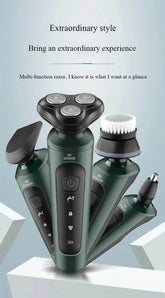 Electric Shavers for Men Waterproof Electric Trimmer Razor Wet Dry Use Rechargeable Battery Electric Razor by DSERS