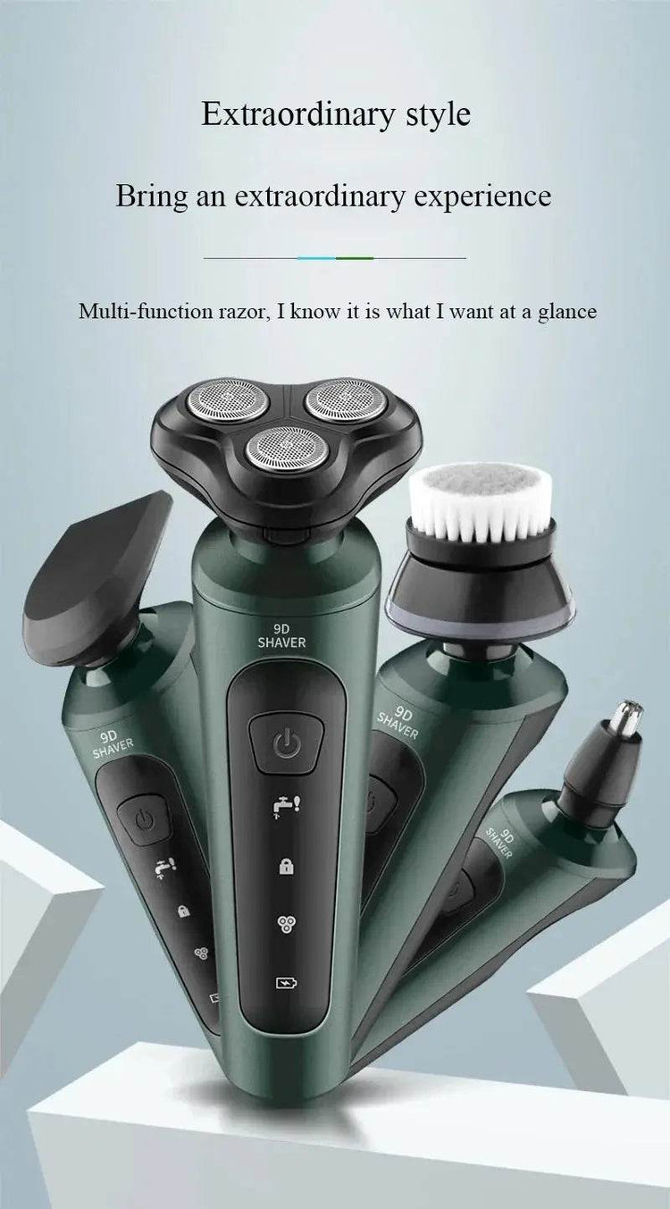 Electric Shavers for Men Waterproof Electric Trimmer Razor Wet Dry Use Rechargeable Battery Electric Razor by DSERS