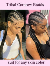 Cornrow Braids Wig Synthetic Full Lace Front Braided Wigs For Black Women 36 Inches Long Locs Goddess Braids Wig With Baby Hair Braids Wig by DSERS / AliHairs Store