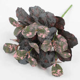 Artificial Plants Leaves Silk Tortoiseshell Leaf Dieffenbough Fake Small Fairy Taro Simulation Green Plant Living Room Decor by DSERS