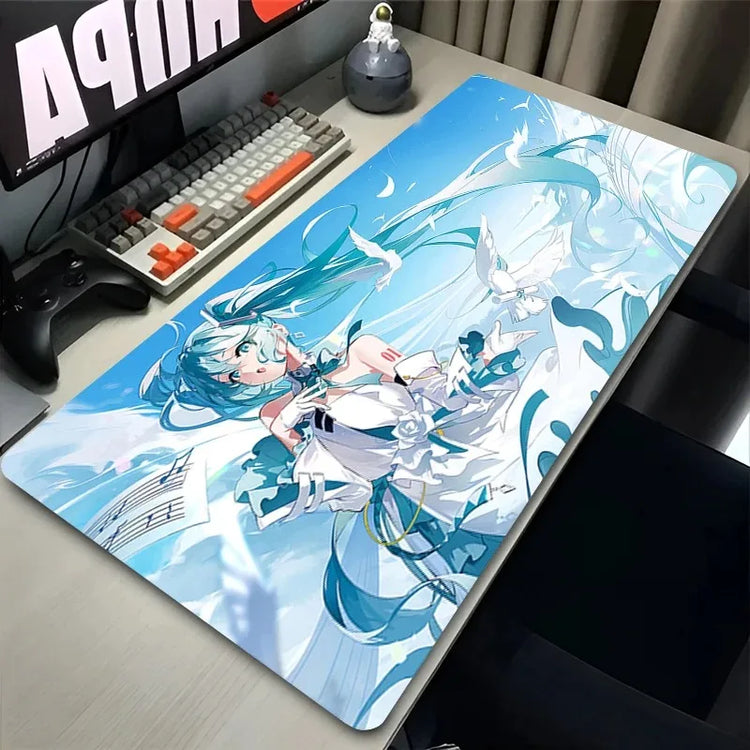 Mouse Pad Rubber Extended Desk Mat PC M-miku Gamer Mouse pads by DSERS