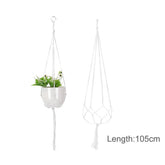 Hanging Plant Handmade Macrame Plant Hanger Flower Pot Planter Hanger Wall Decor Courtyard Garden Hanging Planter Hanging Basket by DSERS