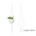 Hanging Plant Handmade Macrame Plant Hanger Flower Pot Planter Hanger Wall Decor Courtyard Garden Hanging Planter Hanging Basket by DSERS