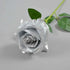 10/1 Heads Golden Silver Rose Artificial Flower DIY Wedding Floral Arrangement Material Silk Bridal Bouquet Photo Prop Home Deco by DSERS