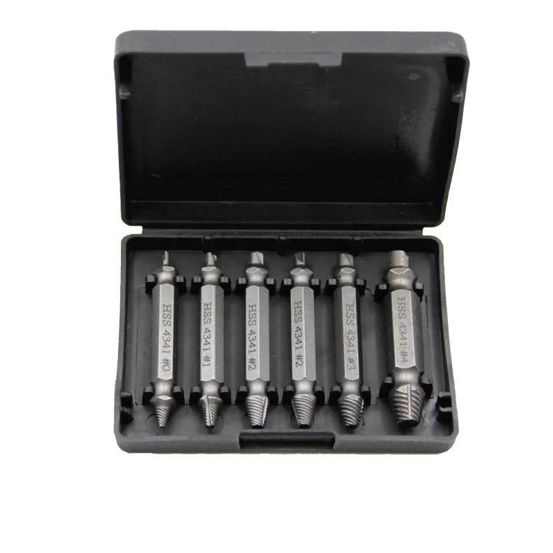Extractor Double Head Screw Slide Tooth Removal Tool S2 Screwdriver Screwdriver Screwdriver Head Broken Wire Set Extractor Double Head Screw by DSERS
