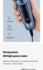 Shaver for Men USB Electric Shaver Powerful Beard Shaving Machine Electric Razor Rechargeable Waterproof Shaver for Men by DSERS