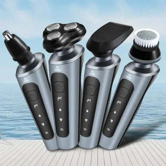 Electric Shavers for Men Waterproof Electric Trimmer Razor Wet Dry Use Rechargeable Battery Electric Razor by DSERS