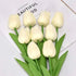 5 Pieces Tulips Artificial Flowers Bunch Home Decor Real Touch Tulip Flowers for Decoration Wedding Bridal Bouquet Fake Flowers by DSERS