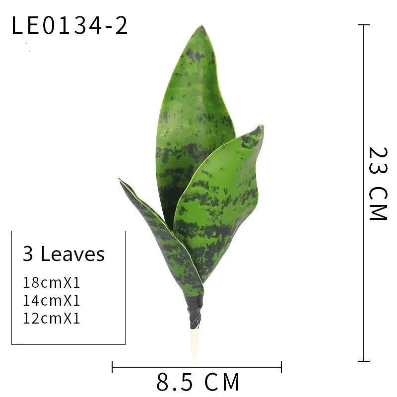 Artificial Succulents Plants House Decoration Accessori Tropical Fake Long Leaf Bonsai Hotel Party Home Decor Photo Props by DSERS