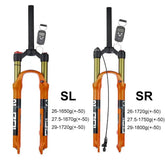 Bolany MTB Bicycle Fork Magnesium Alloy Air Suspension 26 27.5 29 Inch 32 HL RL100mm Bike Fork Lockout For Cycling Accessories MTB Bicycle Fork by Zopi / AliExpress