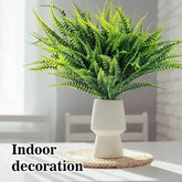 1PC Handmade Plants Artificial Ferns Green Leaves Simulated Flowers Outdoor Wedding Office Homes Dining Table Courtyard Decor by DSERS