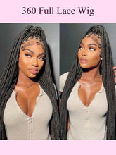 36Inch Cornrow Braided Wigs Synthetic Full Lace Knotless Braided Lace Wig With Baby Hair Small Part Braids Wig For Black Women Braided Wigs by DSERS / AliHairs Store
