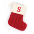 navidad Christmas Boots Letters Christmas Stocking New Knitting Christmas Tree Pendant Decorations SnowflakeChristmas Socks by DSERS