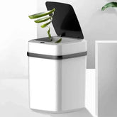Kitchen Trash Bin 13L Bathroom Touch Trash Can In The Toilet Smart Garbage Bucket Waste Bins Dustbin Smart Trash Can Kitchen Trash Bin by DS
