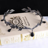 Luxury Crystal Crown Bridal Hair Accessories Wedding Rhinestone Waterdrop Leaf Tiara Crown Headband Frontlet Brides Hair Jewelry Tiaras by DSERS