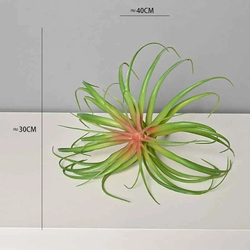 Artificial Green Plant Air Grass Succulent Miniature Potted Garden for Outdoor Desktop Living Room Home Decor by DSERS