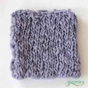 Wool Crochet Newborn Baby Girls Boys Blanket Newborn Photography Props,Crochet Knit Blanket Basket Background Filler 55*55cm by GiFTiFY