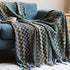 Bohemian Couch Blanket Large Knitted Tassel Throw for Bed Chair Sofa Couch Cover All-Season Blankets Home Decor Soft Comfortable by DSERS