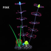Simulation Aquatic Plants Fluorescent Silicone Water Grass Fish Tank Landscape Aquarium Decoration Coral Landscaping Home Decor by DSERS
