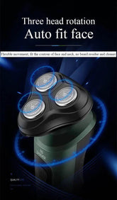 Electric Shavers for Men Waterproof Electric Trimmer Razor Wet Dry Use Rechargeable Battery Electric Razor by DSERS